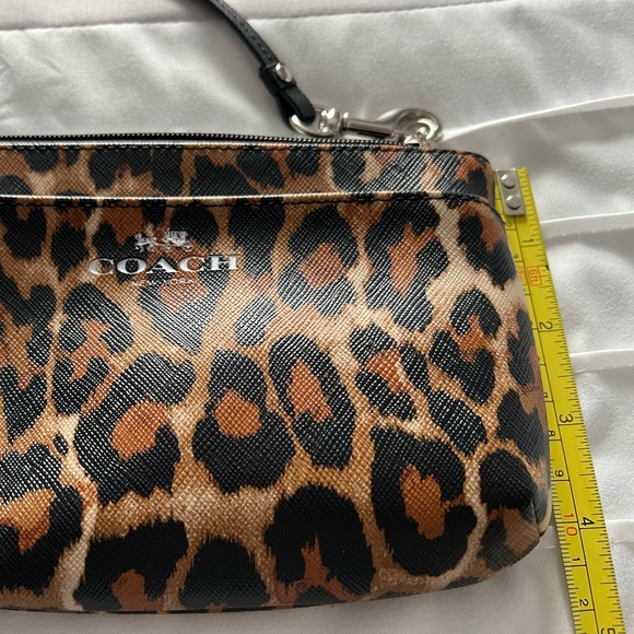 Coach Leopard Print Wristlet Purse - Picture 4 of 4